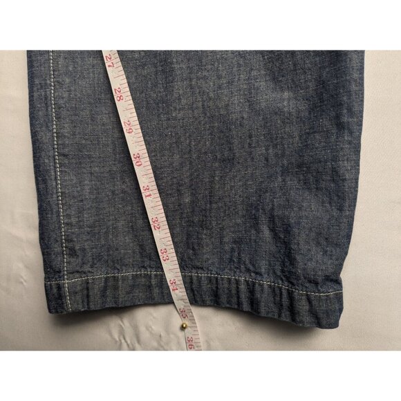 Sean John Jeans Mens XL Blue Jogger Baggy Drawstring Y2K Hip Hop Zip Ankle EUC - Picture 4 of 6